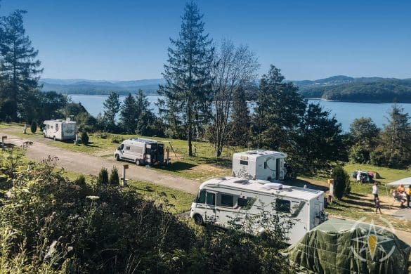 Podróże Kamperem po Polsce - Kemping Jawor nr 248, nad Soliną