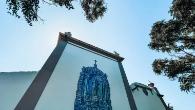 Zabytki Algarve. Kościół Sao Lourenco W Almancil
