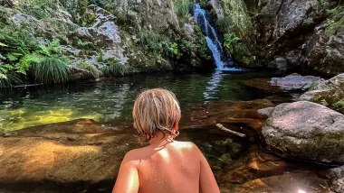 Szlak Do Wodospadu Fervenza De Parafita. Hiszpańska Galicja
