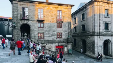 Santiago de Compostela, szlak Św. Jakuba, Historia i opis atrakcji miasta, Santiago de Compostela, St. James route, History and description of the city's attractions