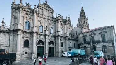 Santiago de Compostela, szlak Św. Jakuba, Historia i opis atrakcji miasta, Santiago de Compostela, St. James route, History and description of the city's attractions