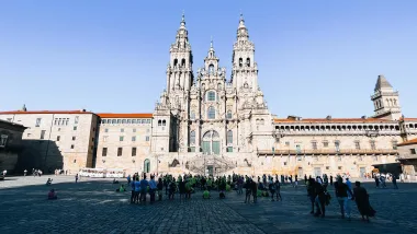 Santiago de Compostela, szlak Św. Jakuba, Historia i opis atrakcji miasta, Santiago de Compostela, St. James route, History and description of the city's attractions