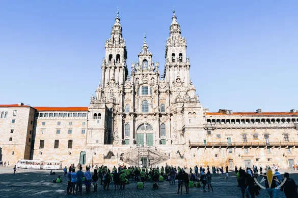 Santiago de Compostela, szlak Św. Jakuba, Historia i opis atrakcji miasta, Santiago de Compostela, St. James route, History and description of the city's attractions